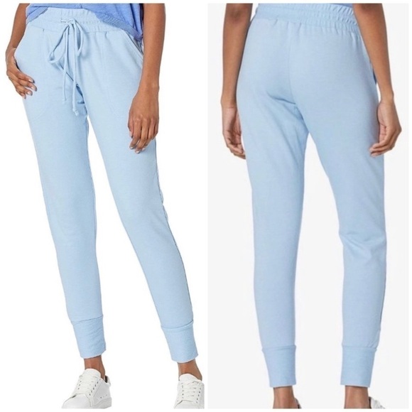 FREE People Movement Sunny Skinny Jogger Sweatpants in Snowbird Baby Blue - Picture 1 of 9
